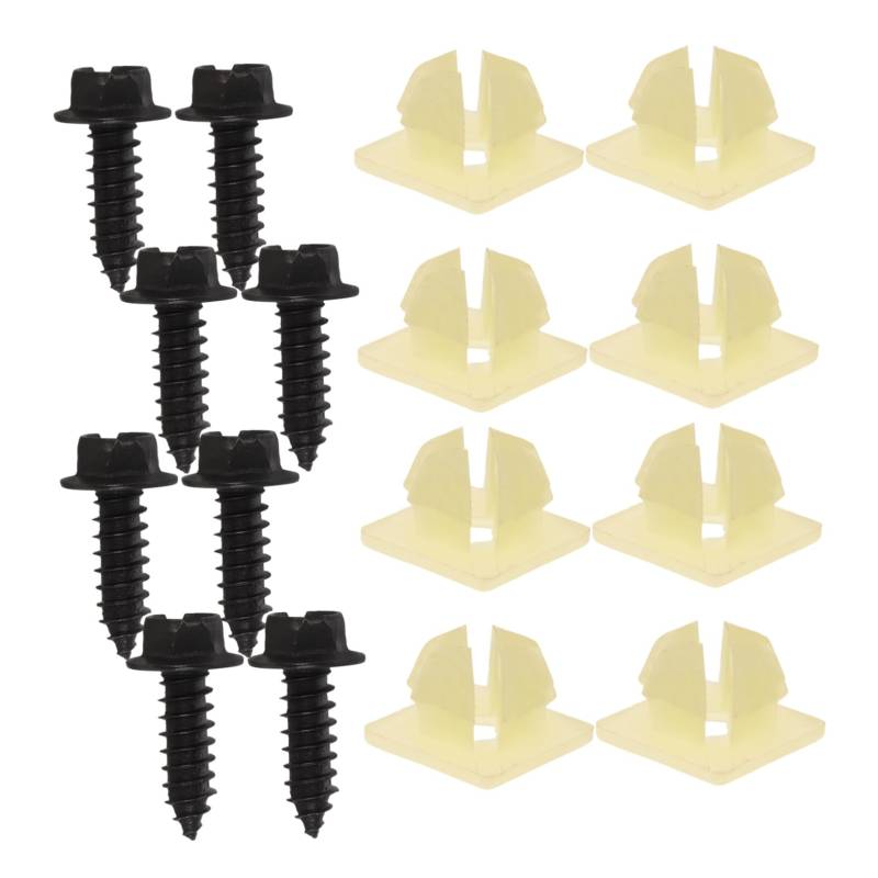 CHICAMPERA 1 Satz Nietclips Für Autostoßstangen Auto Stoßfänger Clips Stoßfängerbefestigungen Befestigungsset Stoßfängerclips Halteclips Für Autostoßstangen Auto-clips Plastik von CHICAMPERA