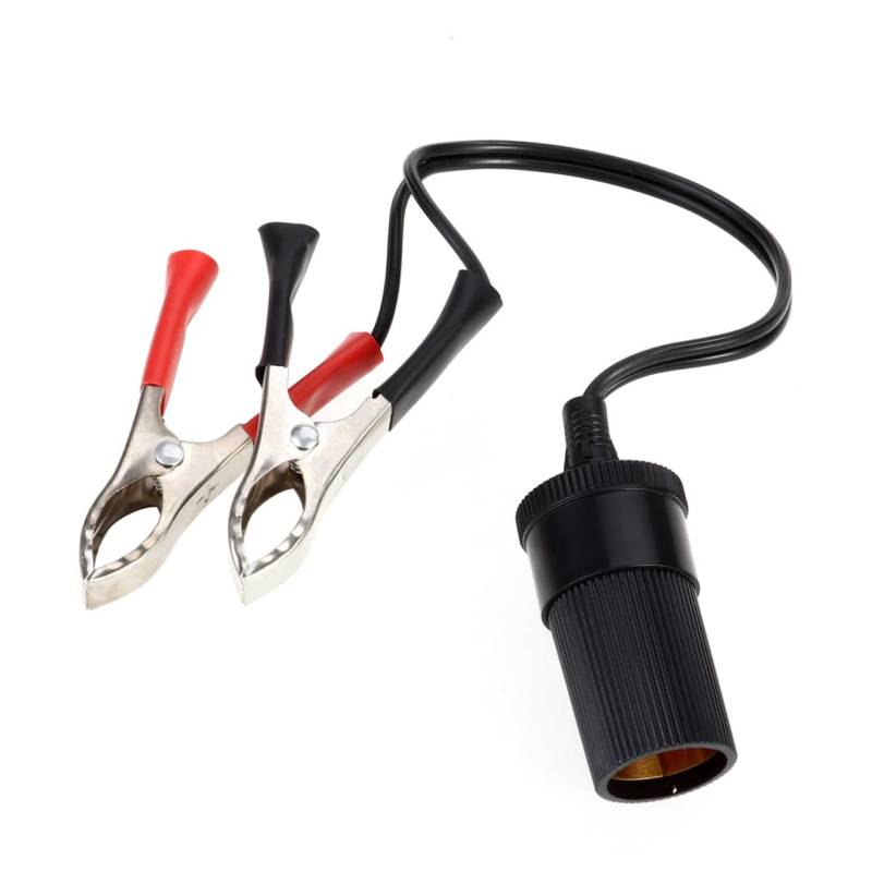 CHICAMPERA 12V Auto Batterie Clip Dc Zigarettenanzünder Adapter Kabel Guage Draht Stromstärke Robustes Design Leicht Zugänglich für Fahrzeuge von CHICAMPERA