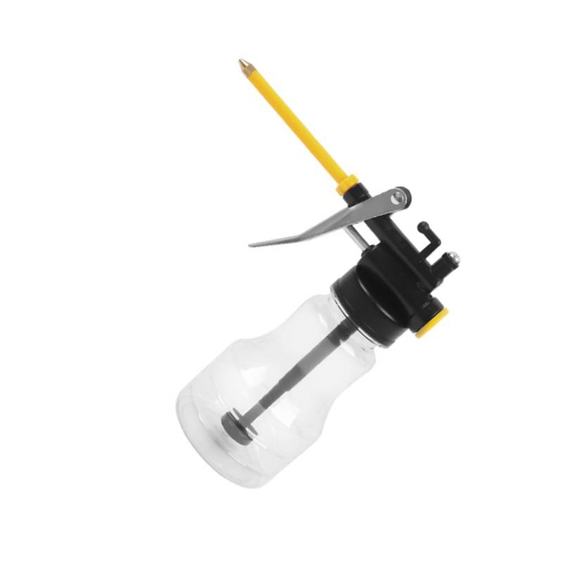 CHICAMPERA 1Stück Ölkanne für Bremsflüssigkeitswechsel Transparente Manuelle Ölpumpe mit Langem Auslauf Werkzeug für Autobedarf Langlebig von CHICAMPERA