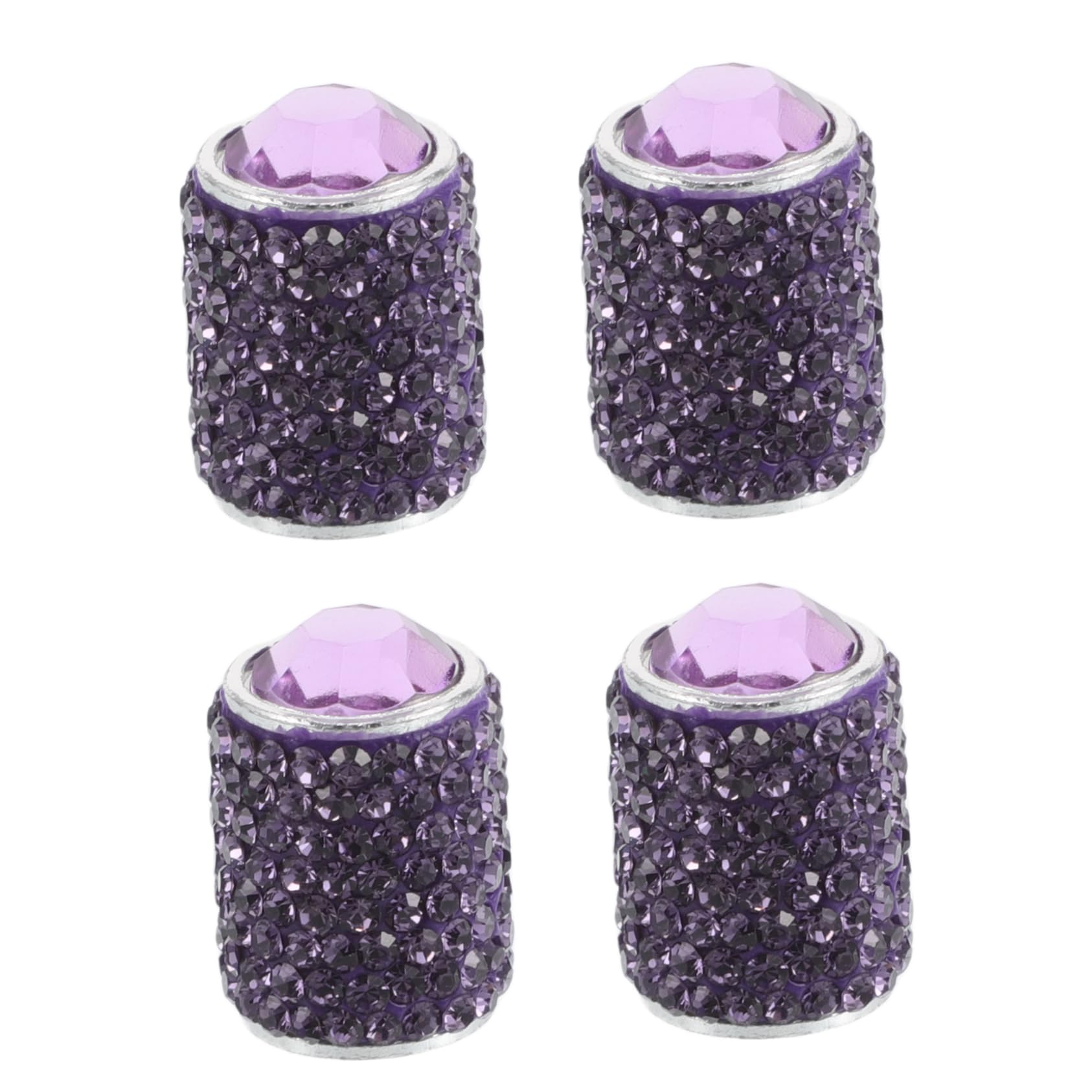CHICAMPERA 4 Stück Ventilkappe Bling Reifenventilschaftkappen Strass-Accessoire fürs Auto Reifenkappen für Autos Auto Reifen -Stielkappen Bling zubehör Strasssteine Violet CHICAMPERA 4 Stück Ventilkappe Bling Reifenventilschaftkappen Strass-Accessoire fürs Auto Reifenkappen für Autos Auto Reifen -Stielkappen Bling zubehör Strasssteine Violet von CHICAMPERA