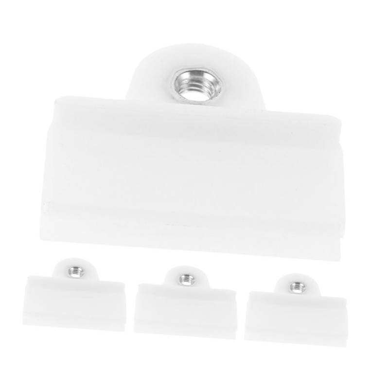 CHICAMPERA 4 Stücke Glas Feste Schnalle Clips Fenster Schließen Schnalle Auto Glas Clip Auto Fenster Clip Kunststoff Weiß von CHICAMPERA