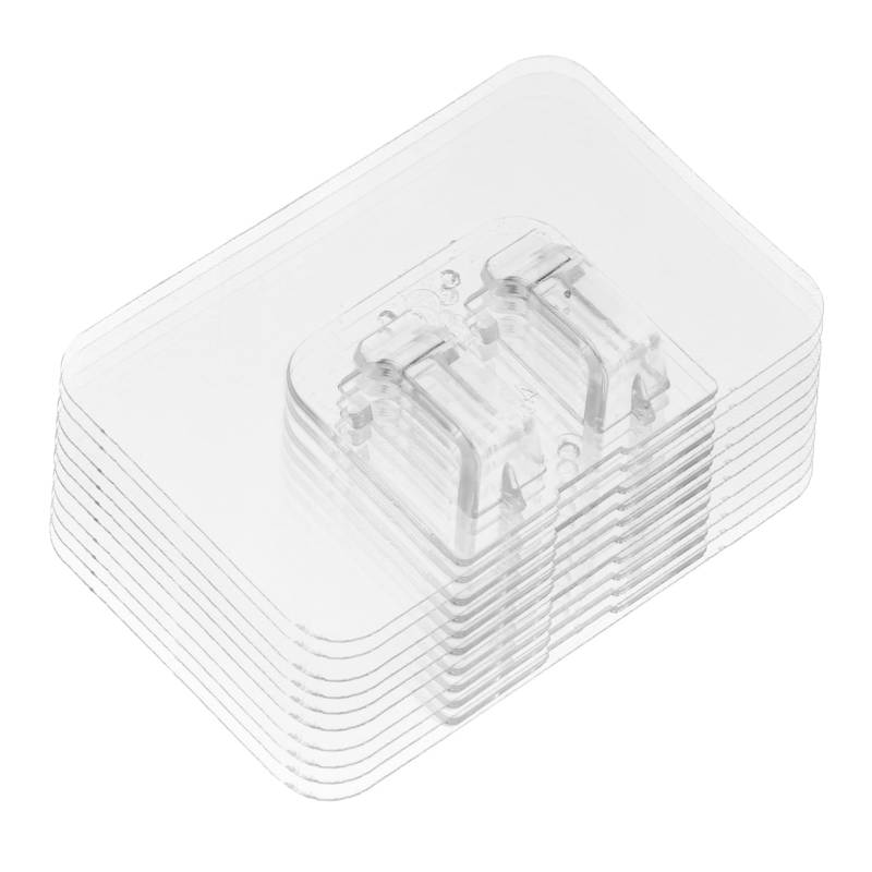 CHICAMPERA 40Stücke Auto Fußmatten Schnallen Clips für Bodenmatten Transparente Doppelkleber für Sicheren Halt Wiederverwendbar von CHICAMPERA