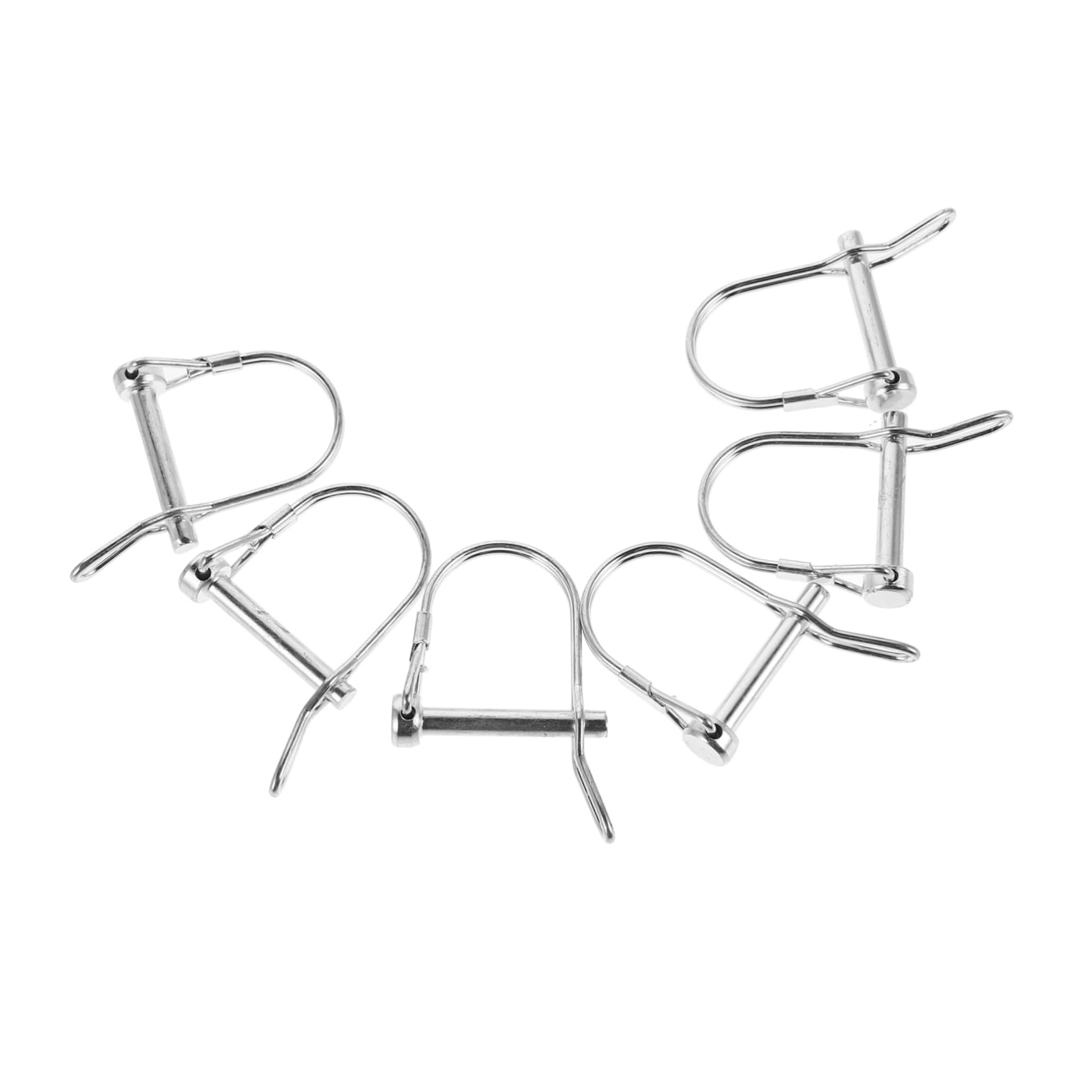 CHICAMPERA 8 Stück D-Typ Frühlingsnadel Kupplungsstifte Sicherheitskupplungsstift Anhängerstifte für die Anhängerkupplung Kupplungsverriegelungsstift Kohlenstoffstahl Silver CHICAMPERA 8 Stück D-Typ Frühlingsnadel Kupplungsstifte Sicherheitskupplungsstift Anhängerstifte für die Anhängerkupplung Kupplungsverriegelungsstift Kohlenstoffstahl Silver von CHICAMPERA