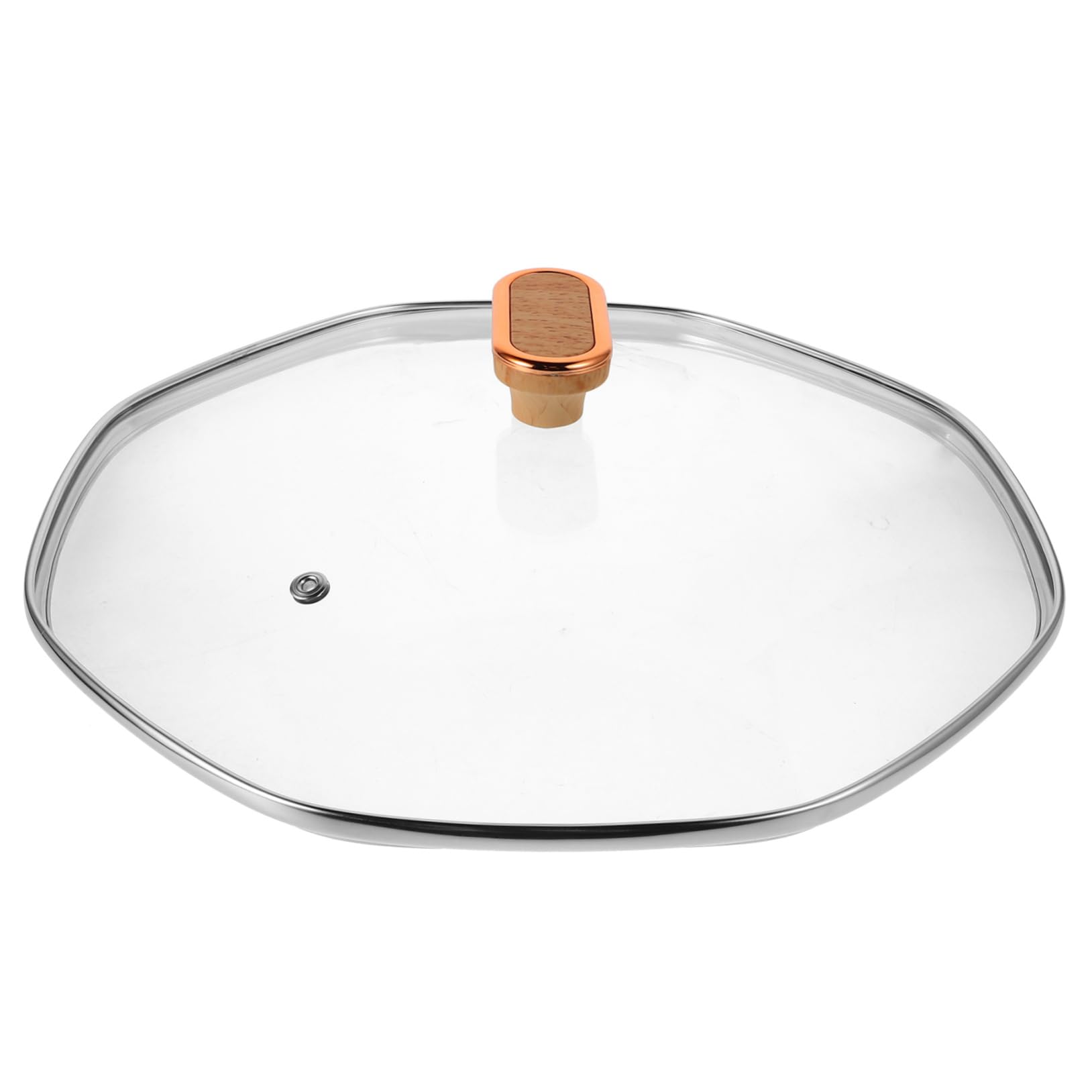 CHICAMPERA Abdeckung Aus Gehärtetem Glas Wok-Deckel Topf Pfannendeckel Topf Glasdeckel Deckel Für Pfanne Kochgeschirrdeckel Pfannenabdeckung Transparent von CHICAMPERA