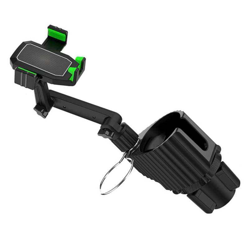 CHICAMPERA Auto Getränkehalter mit Handyhalterung Verstellbarer für Smartphones Kompatibel mit Verschiedenen Flaschen für Sicheres Fahren Navigation von CHICAMPERA