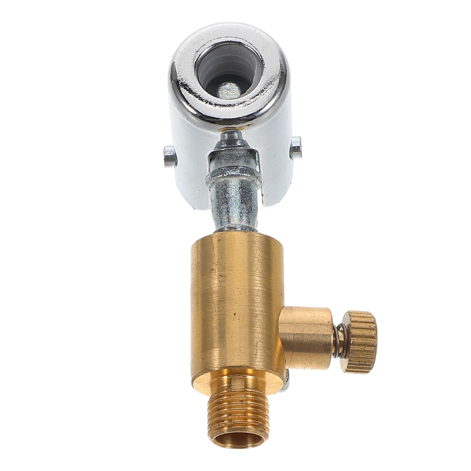 CHICAMPERA Luftschlauchadapter für Reifen Tragbarer Adapter für Luftpumpe Schnell Abnehmbar für Auto Fahrrad und Schlauchboot mit Gewinde für Sicheres Ablassen der Luft von CHICAMPERA