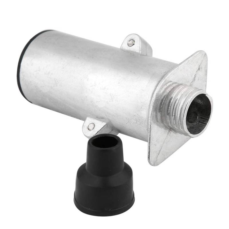 24 V 7 Pin -Anhänger -Stecker N Schleppanschluss Adapter für Caravan LKW Silber Aluminium Messing für Europäische Fahrzeuge von CHICIRIS