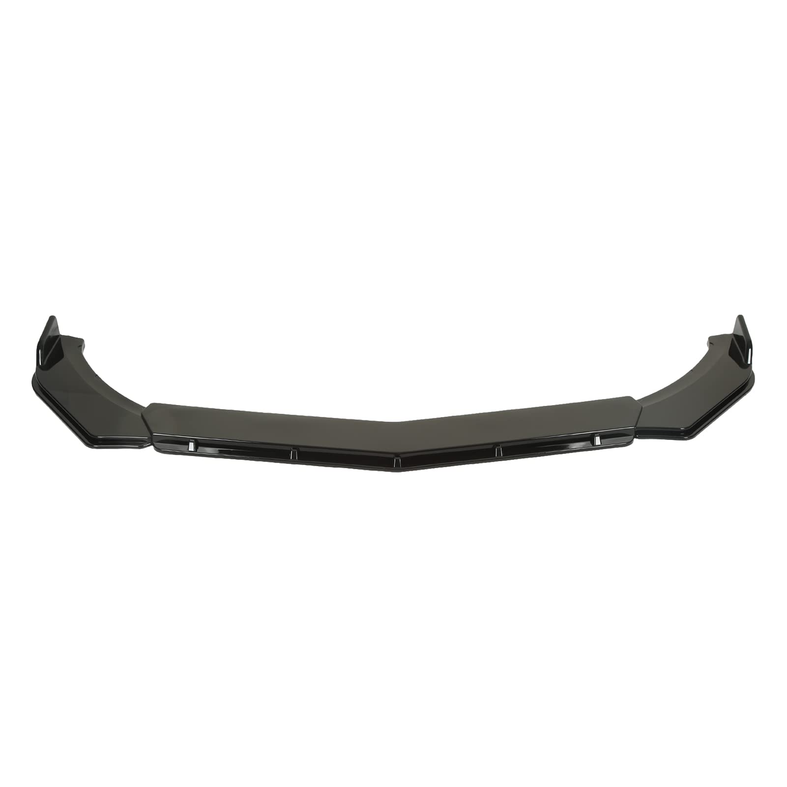 3 STÜCKE Frontstoßstange Lip Chin Spoiler Schwarz Flexible Anpassung Universal Kratzfest für Auto 3 STÜCKE Frontstoßstange Lip Chin Spoiler Schwarz Flexible Anpassung Universal Kratzfest für Auto von Keenso