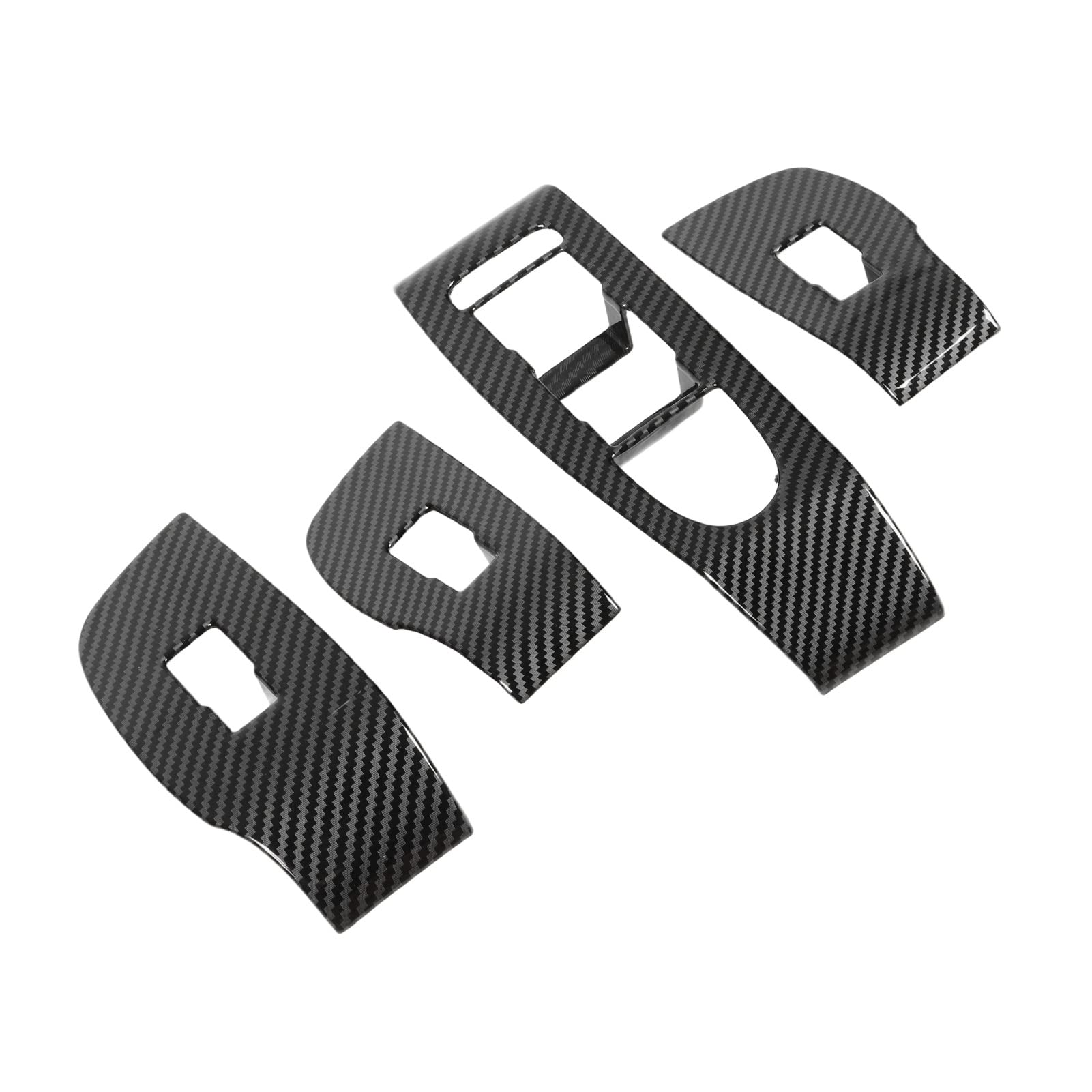 4PCs Tür Fenster Schalter Verkleidung Kohle Faser Stil Ersatz für 3 Schrägheck 3 Limousine CX30 4PCs Tür Fenster Schalter Verkleidung Kohle Faser Stil Ersatz für 3 Schrägheck 3 Limousine CX30 von CHICIRIS