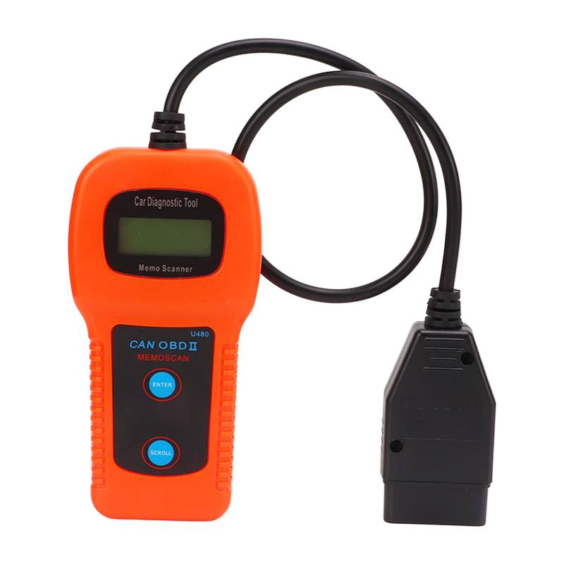 ABS U480 Auto-OBD2-Diagnosescanner LCD-Display 10‑12 V DC Universal-Motorcode-Lesegerät von Keenso