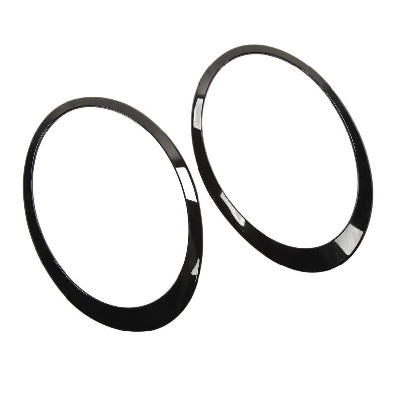 Abdeckung Scheinwerfer Abdeckung 5113873949851138739497, ABS Glänzend Schwarz Strahlerring Blender, Ring Strahlerabdeckung Fit Scheinwerfer Abdeckung Powersports von CHICIRIS