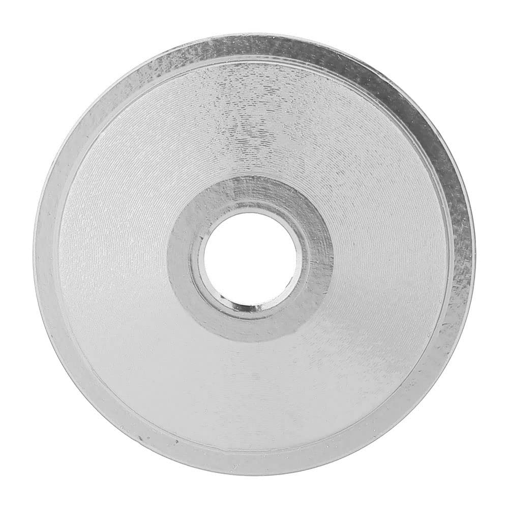Aluminiumfaden ohne Straßenrad Bike Stiel Headset Cap Elegante Fahrrad Top Cap Cover Leichtes Fahrradzubehör für -Blau, Silber, Silber (Silver) von CHICIRIS