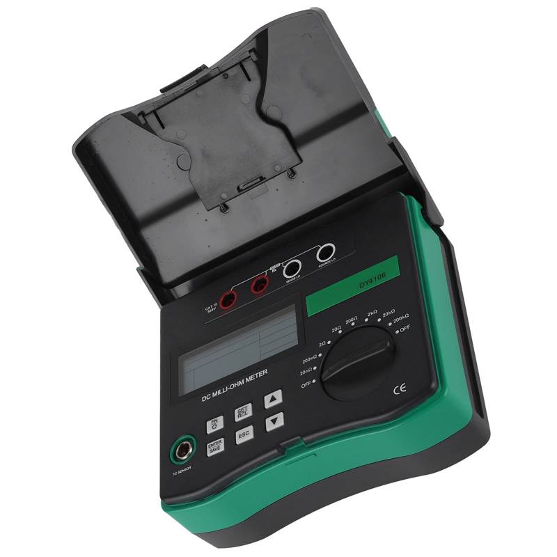 Automotive Circuit Resistance Tester Elektrisches Digitales DC-Präzisions-Milliohmmeter Einstellen Großes LCD-Hintergrundbeleuchtung 20mΩ-200kΩ von CHICIRIS