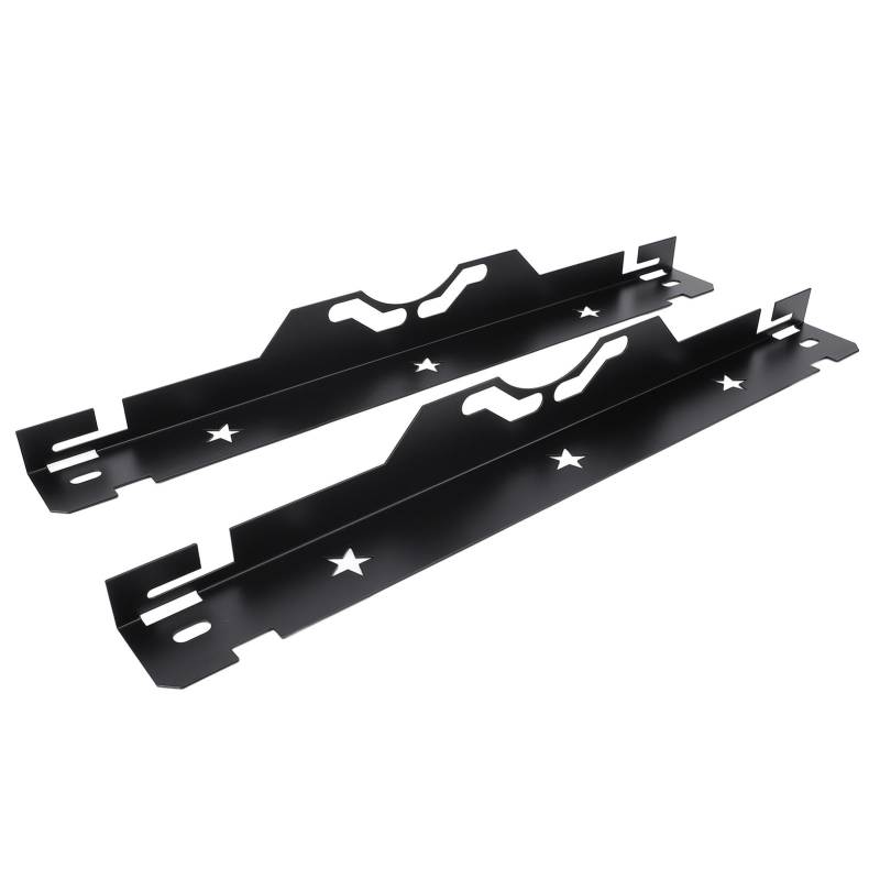 CHICIRIS 2PCS Rad Ausrichtung Werkzeug Platten, Edelstahl mit Hängeblöchern Genaue Messung Schwerlast-Rad Zehen Ausrichtung Werkzeug für Alle Autos Limousinen SUVs Schwarz von CHICIRIS