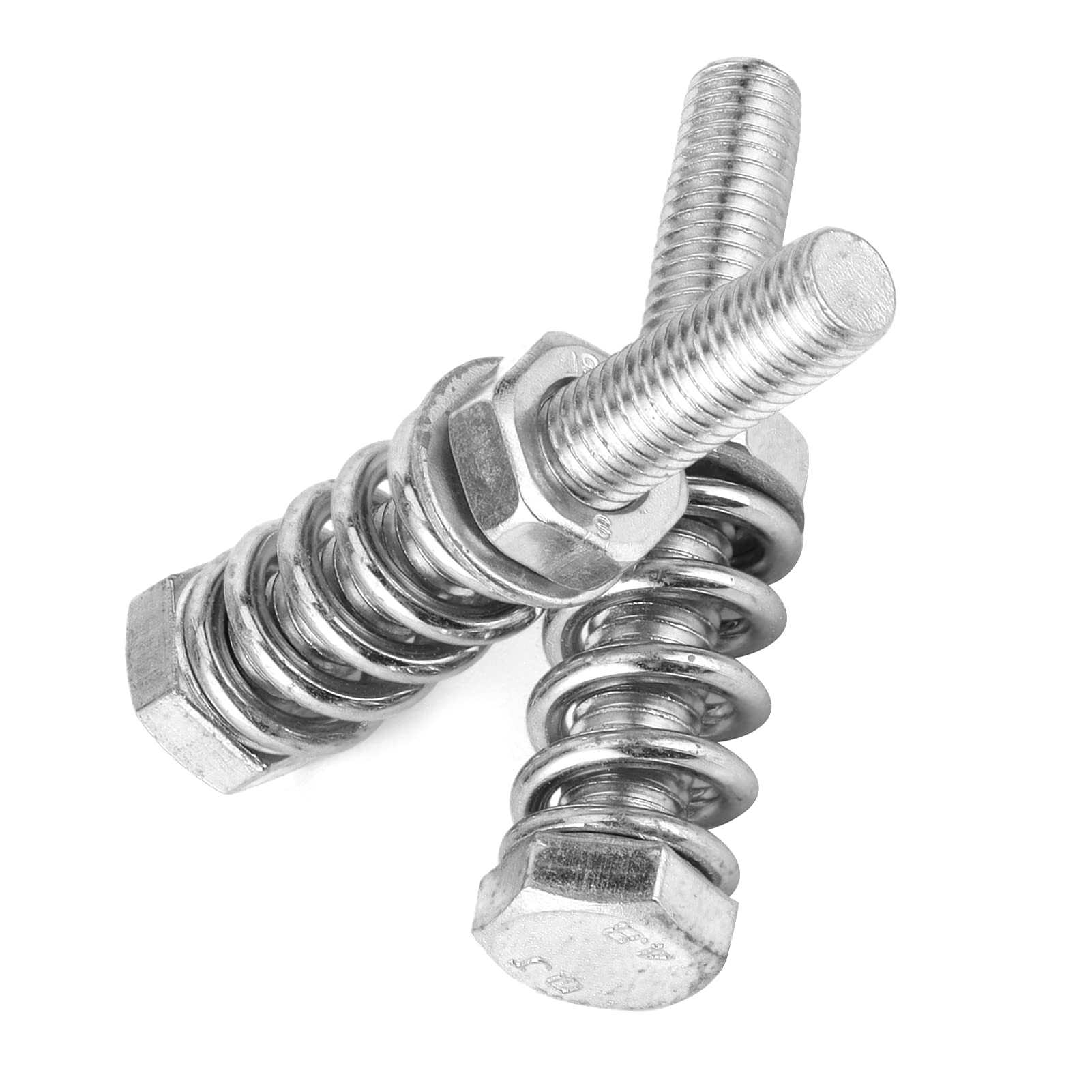 CHICIRIS Auspuff Schrauben und Feder M10x1.5 Auspuff Feder Schrauben Stehmuttern Kit mit Dichtungs Hardware Reparatur Ersatz Passend für Altima/Sentra CHICIRIS Auspuff Schrauben und Feder M10x1.5 Auspuff Feder Schrauben Stehmuttern Kit mit Dichtungs Hardware Reparatur Ersatz Passend für Altima/Sentra von Keenso