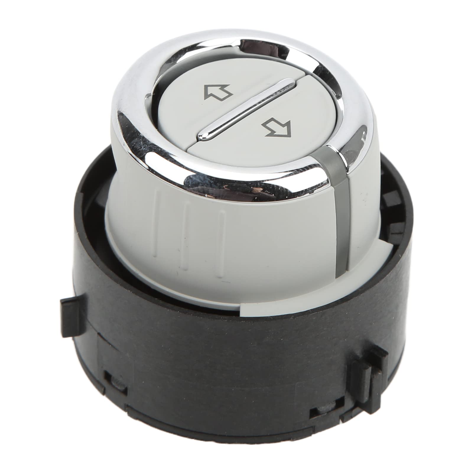 CHICIRIS Schaltdachschalter, Auto Schiebedach Push Taste Black Silber ABS-Metall mit Hoher Empfindlichkeitsregelung für den Sitz 2011-2019 von CHICIRIS