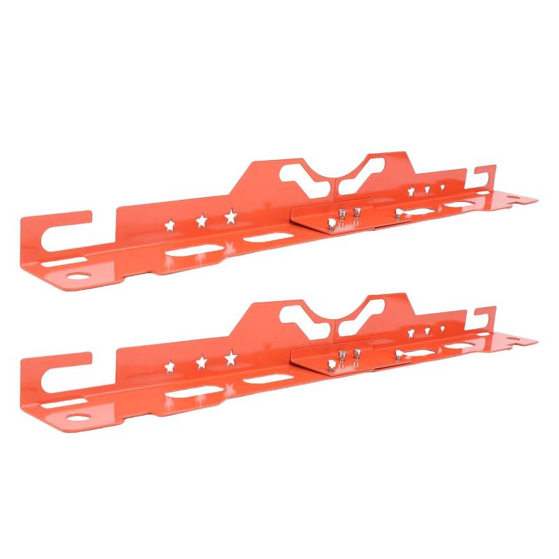 CHICIRIS Tool für Radausrichtungen, Platte mit 2 Klebeband Genaue Messung Hoher Effizienz Sicherer Rillenausrichtungswerkzeuge Automobil für Autos SUVs (ORANGE) von CHICIRIS