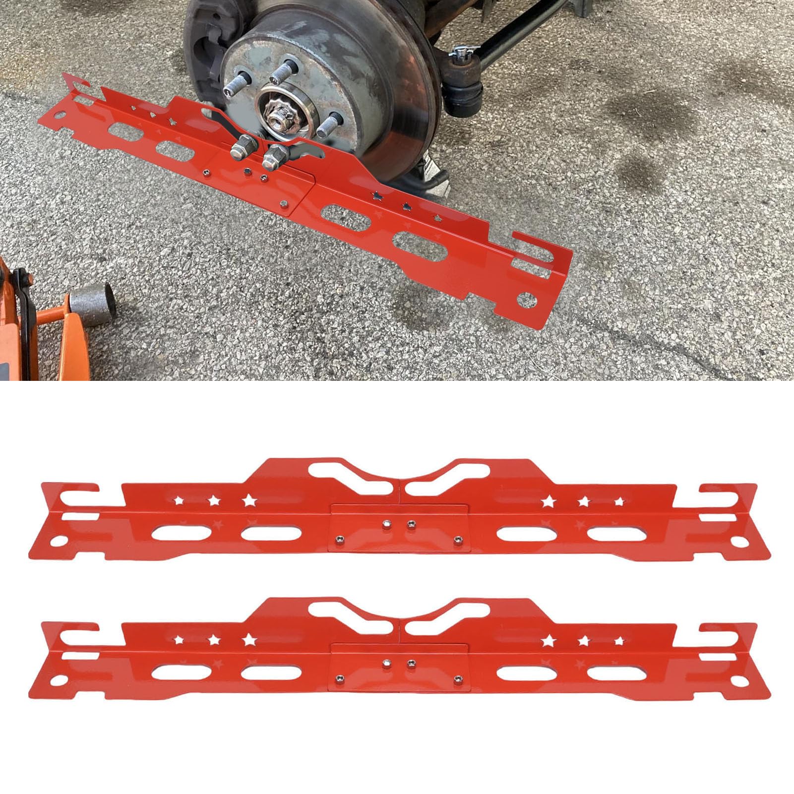 CHICIRIS Werkzeugplatten für Radausrichtungen Eisenausrichtungswerkzeuge Kfz -Rad Zehenausrichtungswerkzeug für Car Limousinen -SUV (ORANGE) von CHICIRIS
