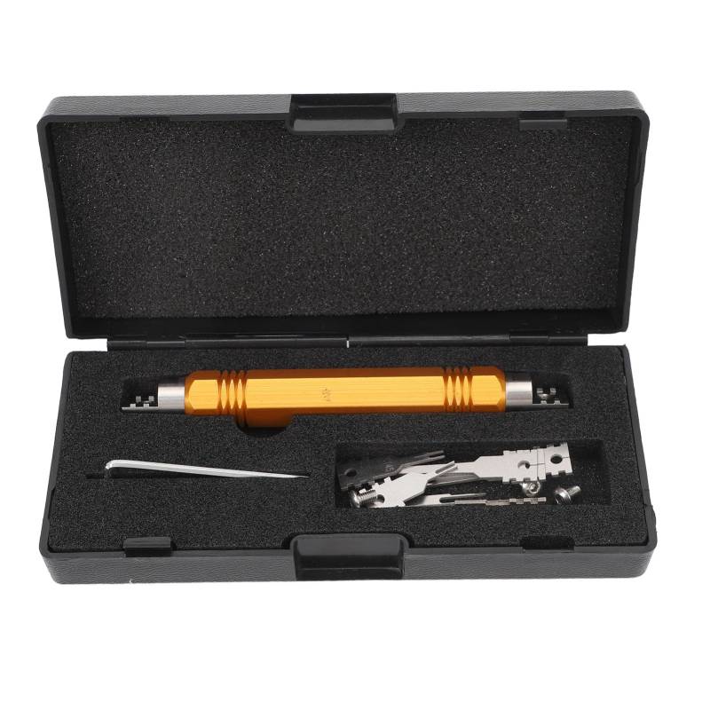Chiciris 8 PCs Klemme Release -Werkzeug Elektrikdrahtanschließungsstift -Stiftentfernungswerkzeugkit für die Reparatur von Automobilcomputeranschlüssen von CHICIRIS