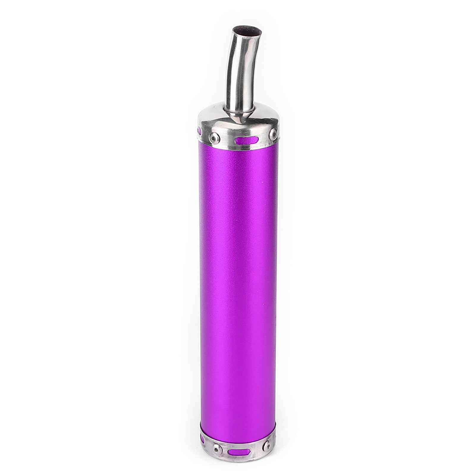 Leistungsschuffler, Schalldämpfer -Endrohr 20mm 0,8 -Zoll -Rausch -Reduktion Motorradzubehör mit Stilvollem Design für 2 Takte (PURPLE) von CHICIRIS