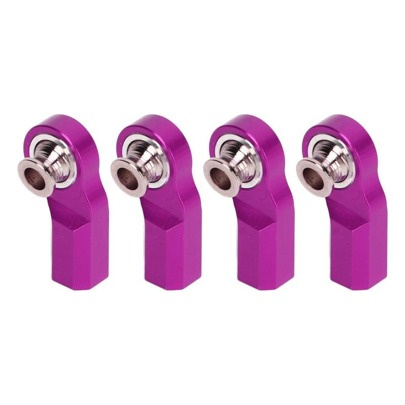 RC Auto Stangenendstück Kugelgelenk RC RC Biegestangenspitze RC RC, KFZ Kugelkopfhalterung RC Hörner Servo (PURPLE) von CHICIRIS