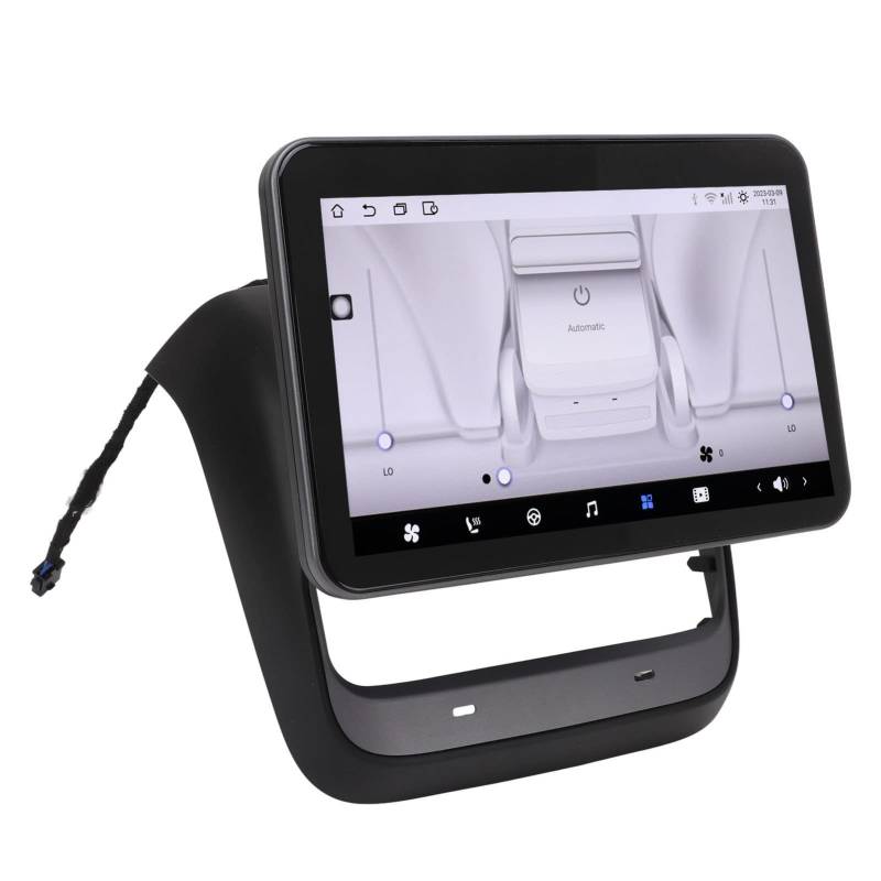 Rear Seat Entertainment System, Rear Passenger Display 2GB 32GB Beifahrersitzverstellung Komfortable Touch für Google Play Store für Tesla Model Y von CHICIRIS