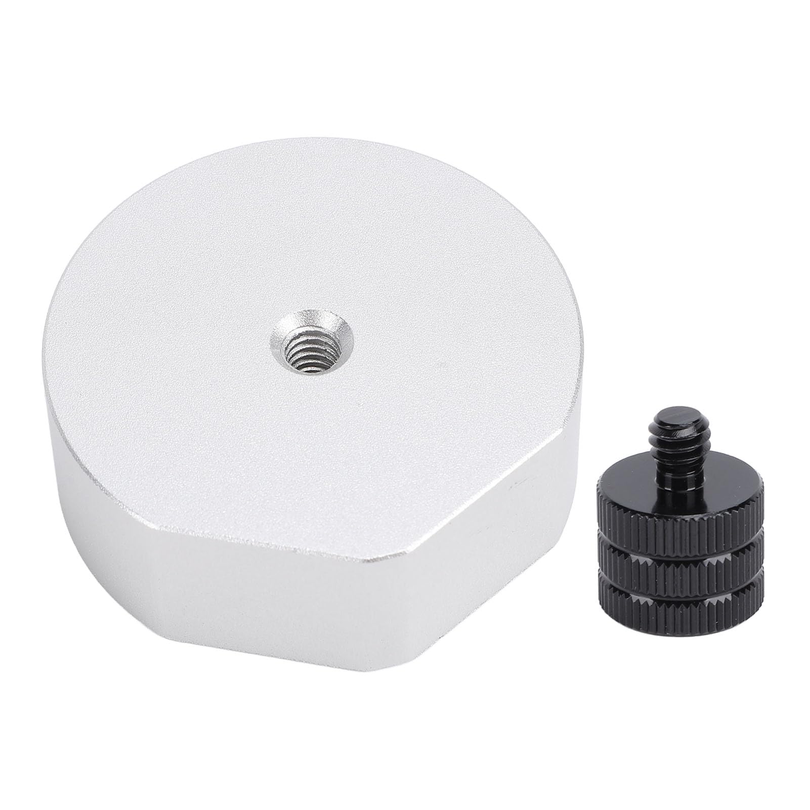 Tripod Mount Adapter mit Ballkopf Sichere Verbindung Aluminiumlegierung Leichtes Robustes Satellitenantennen Stativadapter f r RV Trailer Campervan Yacht die Sicherheit und (SILVER) von CHICIRIS