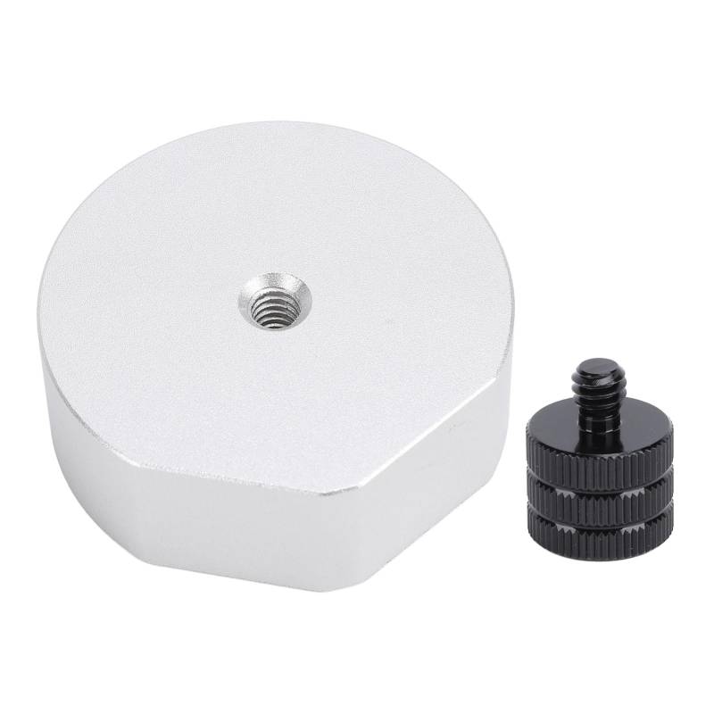 Tripod Mount Adapter mit Ballkopf Sichere Verbindung Aluminiumlegierung Leichtes Robustes Satellitenantennen Stativadapter f r RV Trailer Campervan Yacht die Sicherheit und (SILVER) von CHICIRIS