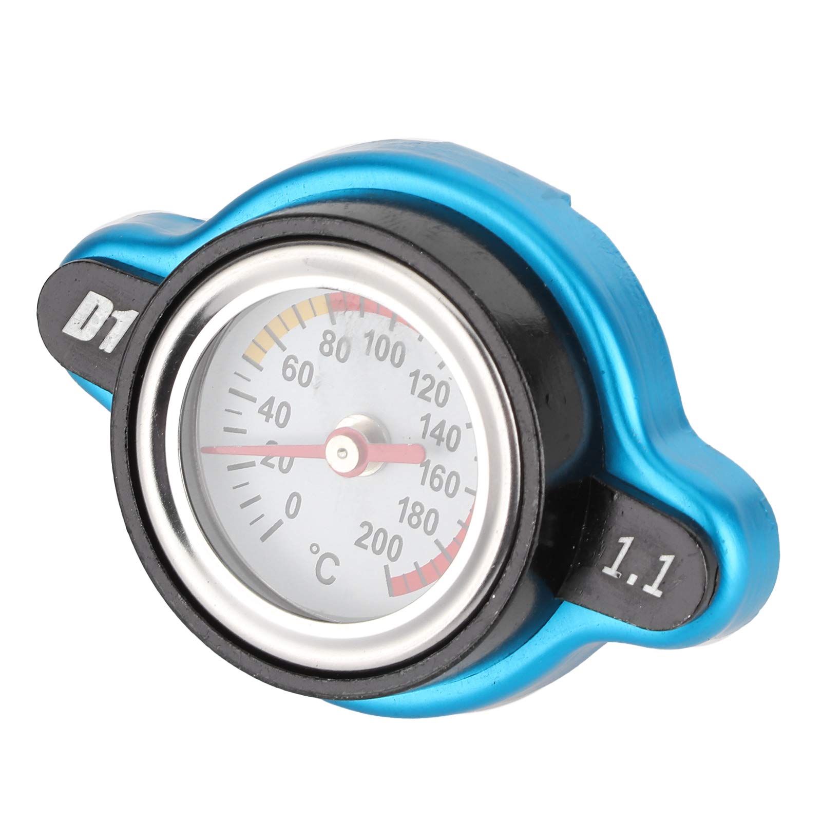 Universal Thermostatic Kühlerabdeckungsdeckel mit Temperaturmesser für eine Effiziente Motorkühlung für Alle Kühler Aluminiumlegierung + Silikon Gummi Dunkelblau + Schwarz 1 Stück (Großer Kopf 1,1bar) Universal Thermostatic Kühlerabdeckungsdeckel mit Temperaturmesser für eine Effiziente Motorkühlung für Alle Kühler Aluminiumlegierung + Silikon Gummi Dunkelblau + Schwarz 1 Stück (Großer Kopf 1,1bar) von CHICIRIS