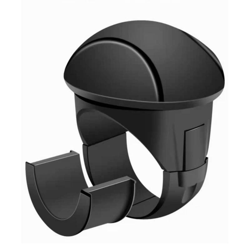 Universeller Lenkrad-Assistenzball für PKW und LKW, Einfache Installation, Müheloses Fahren, Angenehme Haptik, Verbesserte Optik (Schwarz) von CHICIRIS