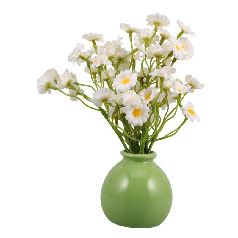 CHILDWEET 1 Satz Künstliche Blumenkunst Tischdeko Falsche Blumen Wohnzimmer deko Blumenvase Wohnmobil-Dekoration Tulpendekoration Blumenarrangement Küchentisch Mittelstücke Seidenblume von CHILDWEET