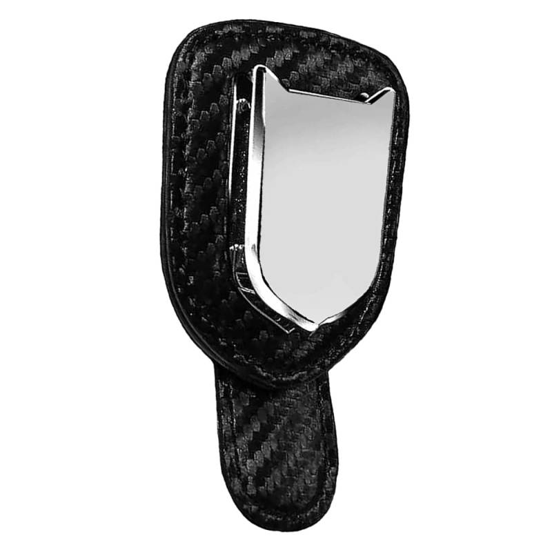 CHILDWEET 1 Stück Auto-brillenclip Auto-sonnenblendenclip Brillenhalter Fürs Auto Pu-Leder Mit Kohlefaserstruktur von CHILDWEET