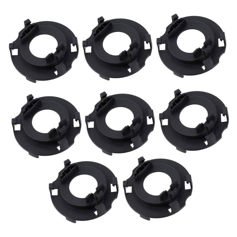 CHILDWEET 8 Stück -scheinwerferkartenhalter Zubehör Mehrere Geschirr - Für Montieren Plastik Black von CHILDWEET