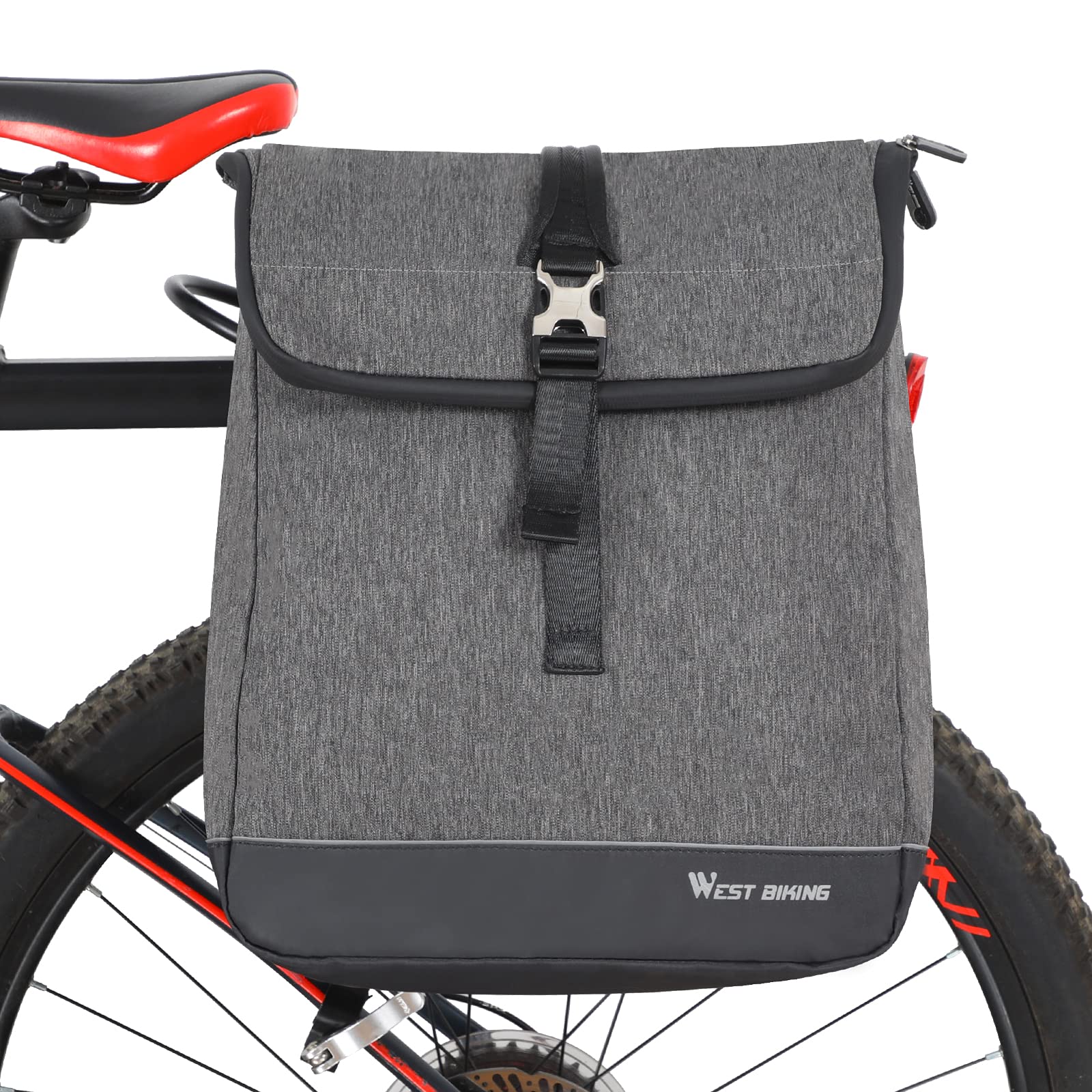 CHIMONA Fahrradrucksack Gepäckträger Herren, 2 in 1 Gepäckträgertasche 15-25L Grosse Kapazität Fahrradtasche Gepäckträger mit Laptopfach, Komfortable Leicht Rucksäcke für Radfahren, Klettern, Pendeln CHIMONA Fahrradrucksack Gepäckträger Herren, 2 in 1 Gepäckträgertasche 15-25L Grosse Kapazität Fahrradtasche Gepäckträger mit Laptopfach, Komfortable Leicht Rucksäcke für Radfahren, Klettern, Pendeln von CHIMONA