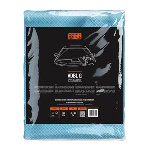 ADBL G Glas Glasreinigungstuch Reinigungstuch Scheiben schlierenfreie Glasreinigung Scheibenputztuch 40x40 300GSM von CHIMP TOOLS PREMIUM CAR CARE PRODUCTS