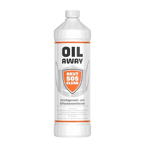 Akut SOS Clean OIL AWAY Heizölgeruch Entferner & Ölfleckenentferner | Entfernt Heizölgeruch und Dieselgeruch Dieselgeruchsentferner | Löst Ölflecken 1L von CHIMP TOOLS PREMIUM CAR CARE PRODUCTS