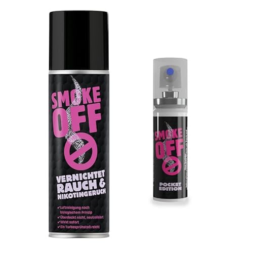 Akut SOS Clean SMOKE OFF Spray zur Rauchvernichtung - neutralisiert Rauch-, Nikotin- und Brandgerüche - 300ml +15ml Dose - entfernt langfristig Nikotin- Brandgerüche Akut SOS Clean SMOKE OFF Spray zur Rauchvernichtung - neutralisiert Rauch-, Nikotin- und Brandgerüche - 300ml +15ml Dose - entfernt langfristig Nikotin- Brandgerüche von CHIMP TOOLS PREMIUM CAR CARE PRODUCTS