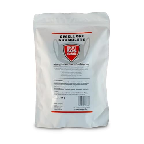 Akut SOS Clean Smell Granulate Biologischer Geruchsabsorber - beseitigt auf natürliche Weise üble Gerüche aus der Luft - Gerichsentferner granulat Auto & Haushalt von CHIMP TOOLS PREMIUM CAR CARE PRODUCTS