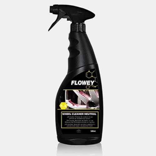 Flowey 1.3 Felgenreiniger pH-Neutral - säurefrei mit Wirkindikator - entfernt hartnäckige Verschmutzungen - Felgenreiniger für alle Felgentypen 0.5L von CHIMP TOOLS PREMIUM CAR CARE PRODUCTS