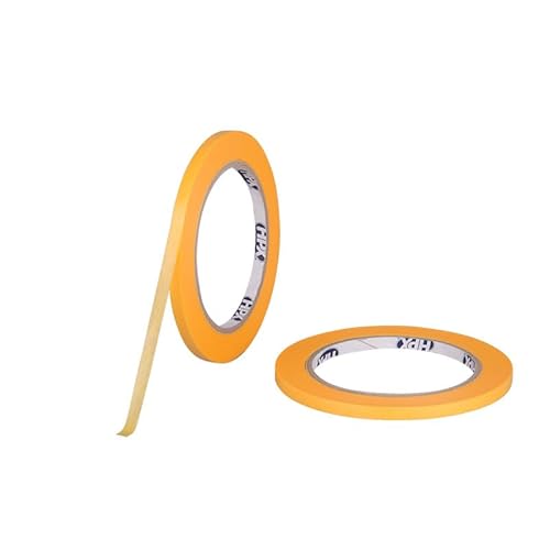 HPX Masking Tape Fine Line Klebeband 4400 - überpolierbar - 9mm x 50m Abklebeband Abdeckband Polierband Temperaturbeständig bis 100°C HPX Masking Tape Fine Line Klebeband 4400 - überpolierbar - 9mm x 50m Abklebeband Abdeckband Polierband Temperaturbeständig bis 100°C von CHIMP TOOLS PREMIUM CAR CARE PRODUCTS