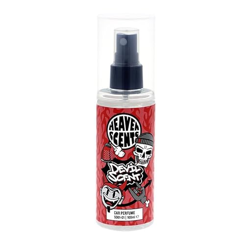 Heaven Scents Autoduft Car Scent Auto Duft Spray Innenraumduft Auto & Haushalt - Duftnote Devil Scent - Sandelholz Sprühflasche Heaven Scents Autoduft Car Scent Auto Duft Spray Innenraumduft Auto & Haushalt - Duftnote Devil Scent - Sandelholz Sprühflasche von CHIMP TOOLS PREMIUM CAR CARE PRODUCTS