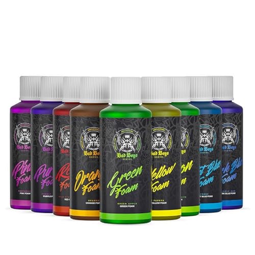 RR Customs Bad Boys Colored Snow Foam Box 9x100ml farblicher Reinigungschaum - Vorreiniger Schaum - buntes Autoshampoo RR Customs Bad Boys Colored Snow Foam Box 9x100ml farblicher Reinigungschaum - Vorreiniger Schaum - buntes Autoshampoo von CHIMP TOOLS PREMIUM CAR CARE PRODUCTS