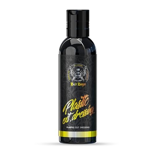 RR Customs Bad Boys Plastic Exterior Dressing Kunststoffpflege für den KFZ Außenbereich pflegt + schützt Gummi & Kunststoff 150ml von CHIMP TOOLS PREMIUM CAR CARE PRODUCTS