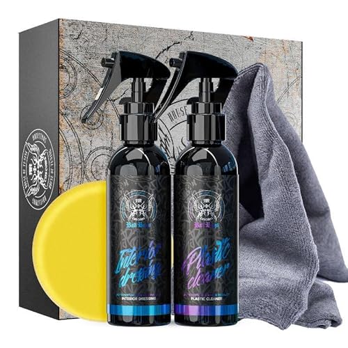 RR Customs Bad Boys Plastic Set - Kunststoff Pflegeset Innen Kunststoff Reiniger + Kunststoffpflege Set 150ml RR Customs Bad Boys Plastic Set - Kunststoff Pflegeset Innen Kunststoff Reiniger + Kunststoffpflege Set 150ml von CHIMP TOOLS PREMIUM CAR CARE PRODUCTS