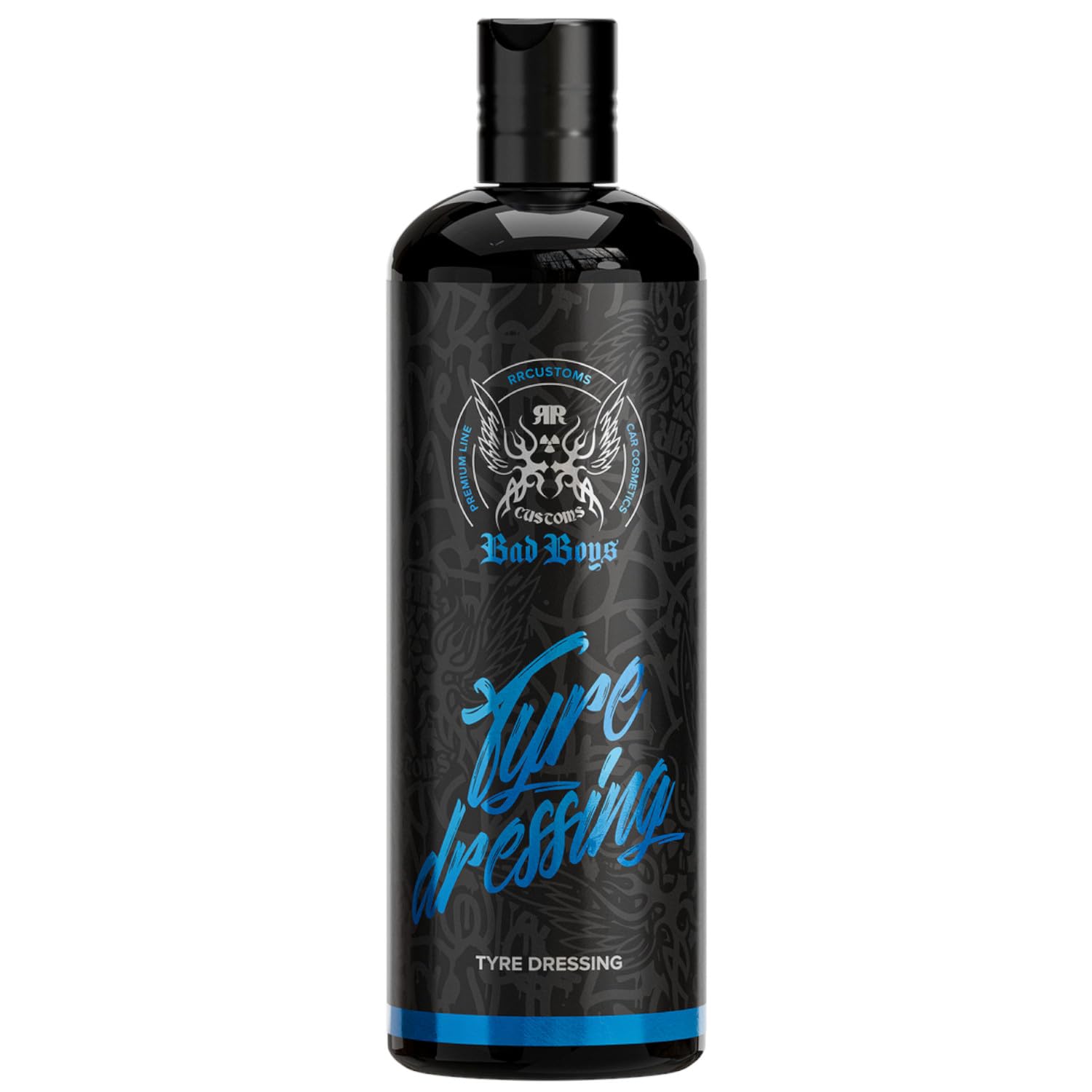 RRCustoms Bad Boys Tyre Dressing Reifenpflege Reifenschwarz Reifenglanz, Gummipflege, Kunststoffpflege Emulsion für für strahlend schwarze Reifen 0.5L RRCustoms Bad Boys Tyre Dressing Reifenpflege Reifenschwarz Reifenglanz, Gummipflege, Kunststoffpflege Emulsion für für strahlend schwarze Reifen 0.5L von CHIMP TOOLS PREMIUM CAR CARE PRODUCTS