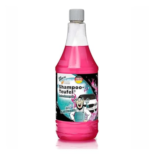 Tuga Chemie Shampoo Teufel - Tuga Chemie Autoshampoo - Lackreiniger - KFZ Schmutzentferner - schäumende Wäsche - pH Neutral 1L von CHIMP TOOLS PREMIUM CAR CARE PRODUCTS