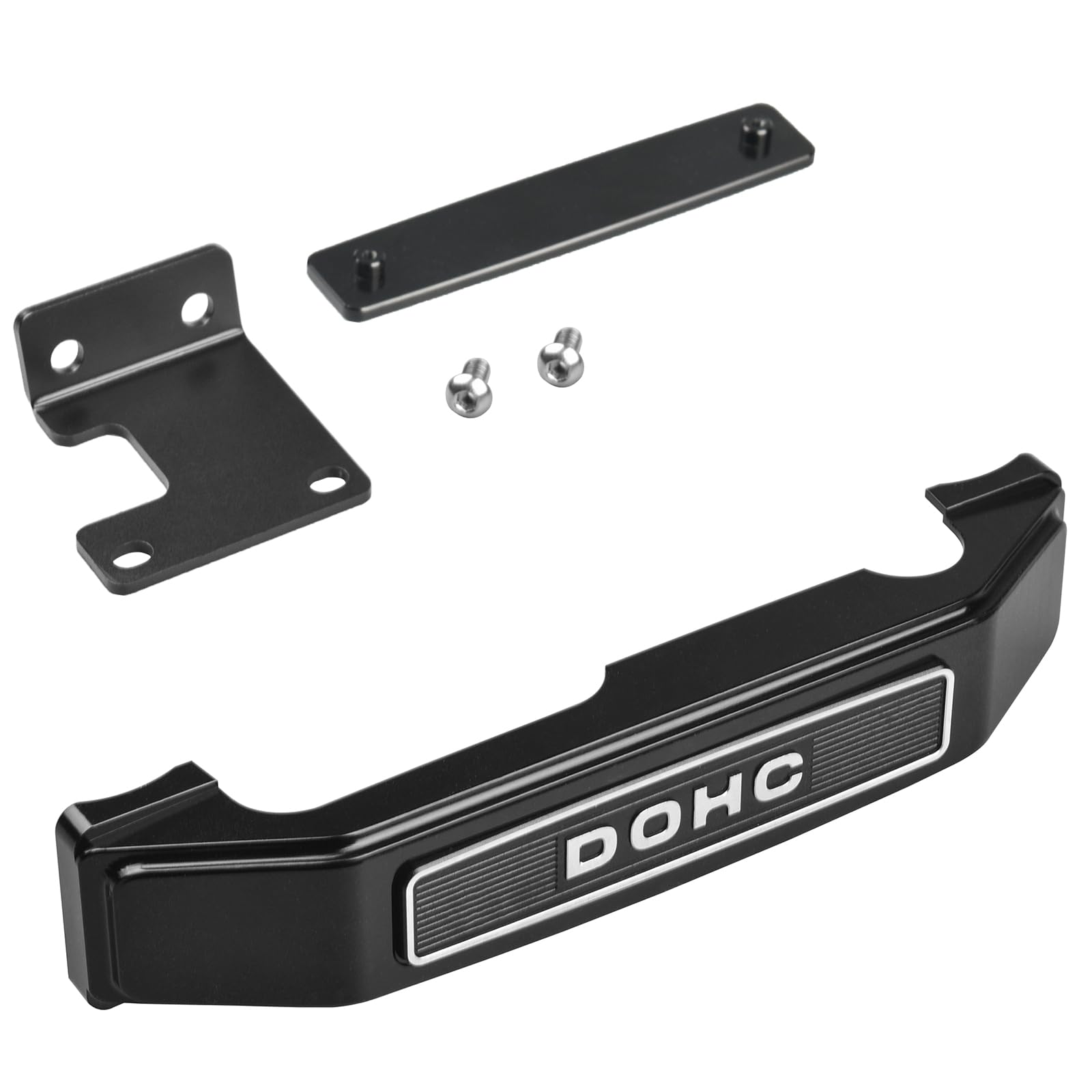 CHINGLAY Gabelrohrabdeckung – Kompatibel mit Kawasaki Z900RS 2018-2025 Dekorative Abdeckung der Hupe unter dem Scheinwerfer – CNC-gefrästes Aluminium Custom-Teil Zubehör (Schwarz) von CHINGLAY