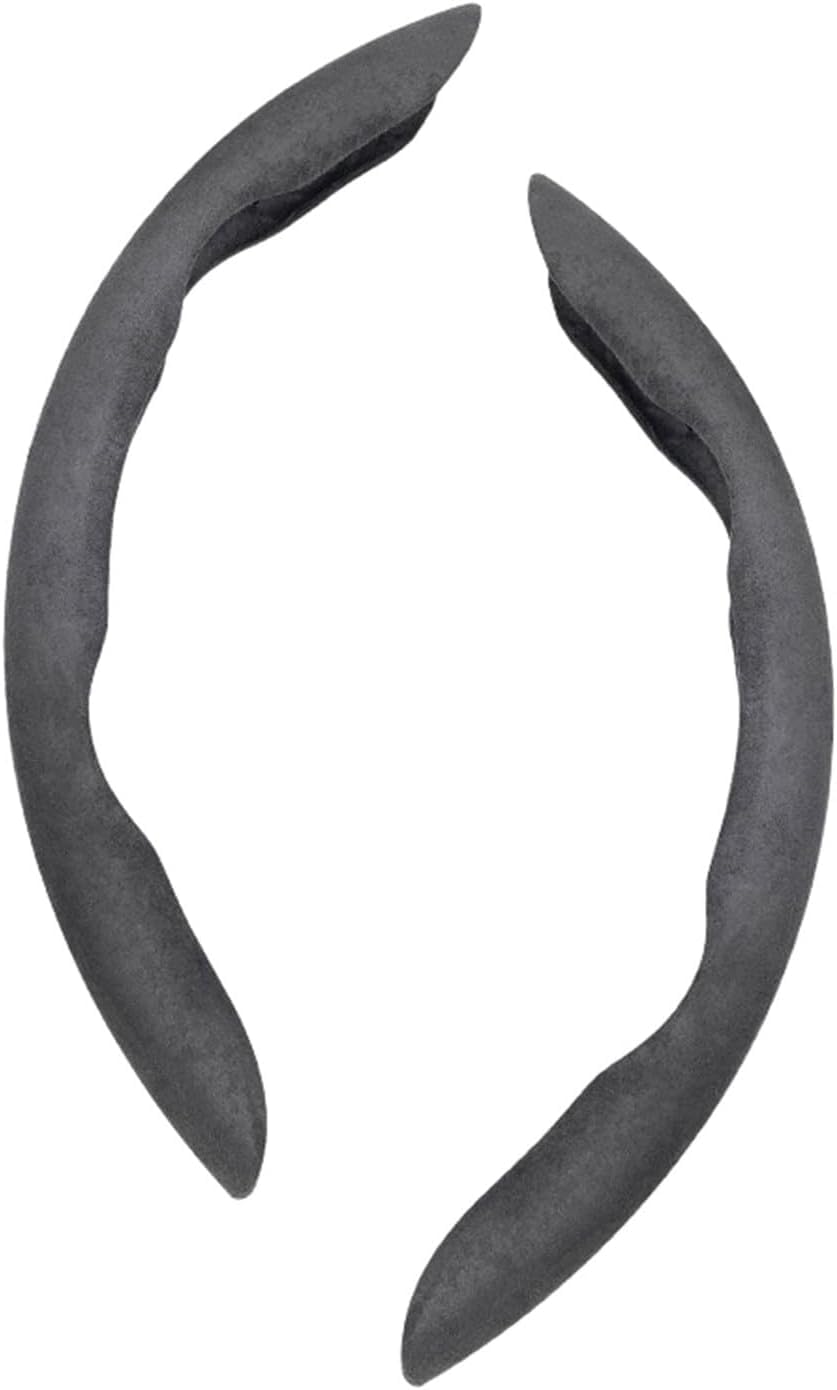 Car Steering Wheel Cover Für Opel Astra (H) 2004-2009 Zafira (B) Signum 2005, Segmentierter Lenkradschutz Comfortable Steering Wheel Covers Accessories,B-Grey von CHIPEL