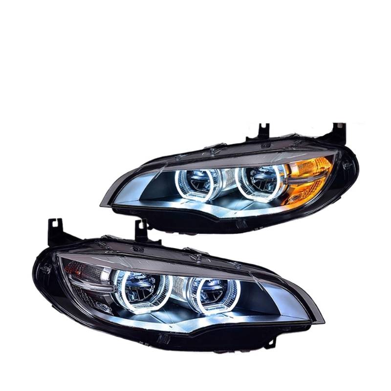 2 STÜCKE Autolicht Kompatibel for BMW X6 E71 2008-2014 Autoscheinwerfer Montage Upgrade Hochkonfigurierte Dynamische Signallampe Werkzeugzubehör von CHJNUUNL