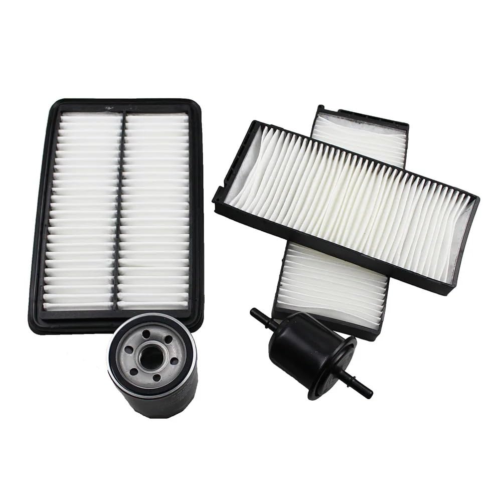 CHJYGMH Autoteile Für JAC J3 J3S für Turin Auto klimaanlage Kabine Filter Luftfilter Öl Filter Kraftstoff Filter 2009 2010 2011 2012 2013 2014 201 Robust und langlebig(A Set) von CHJYGMH